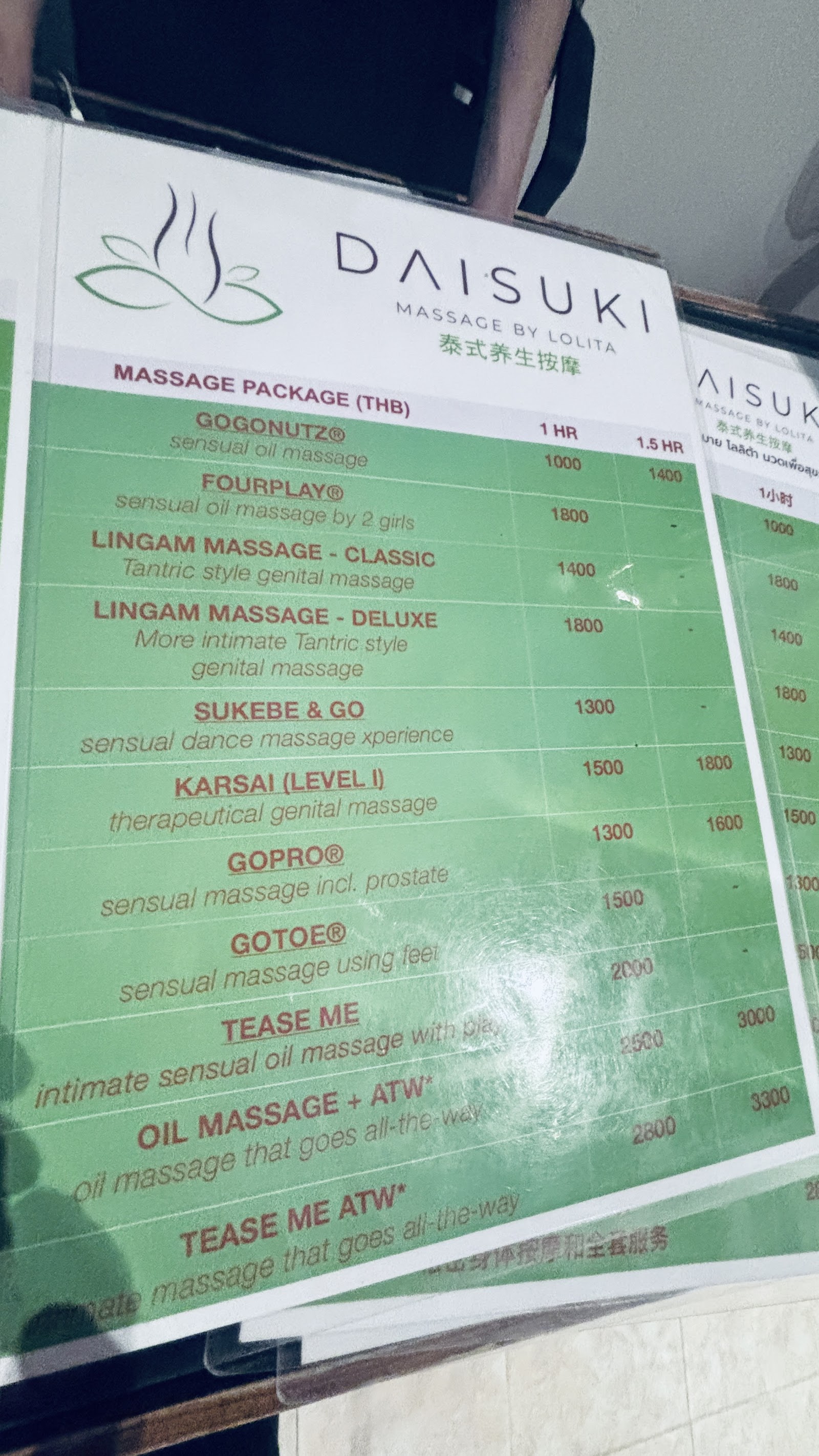 Daisuki Massage by Lolita 男士全套按摩店 photo 20